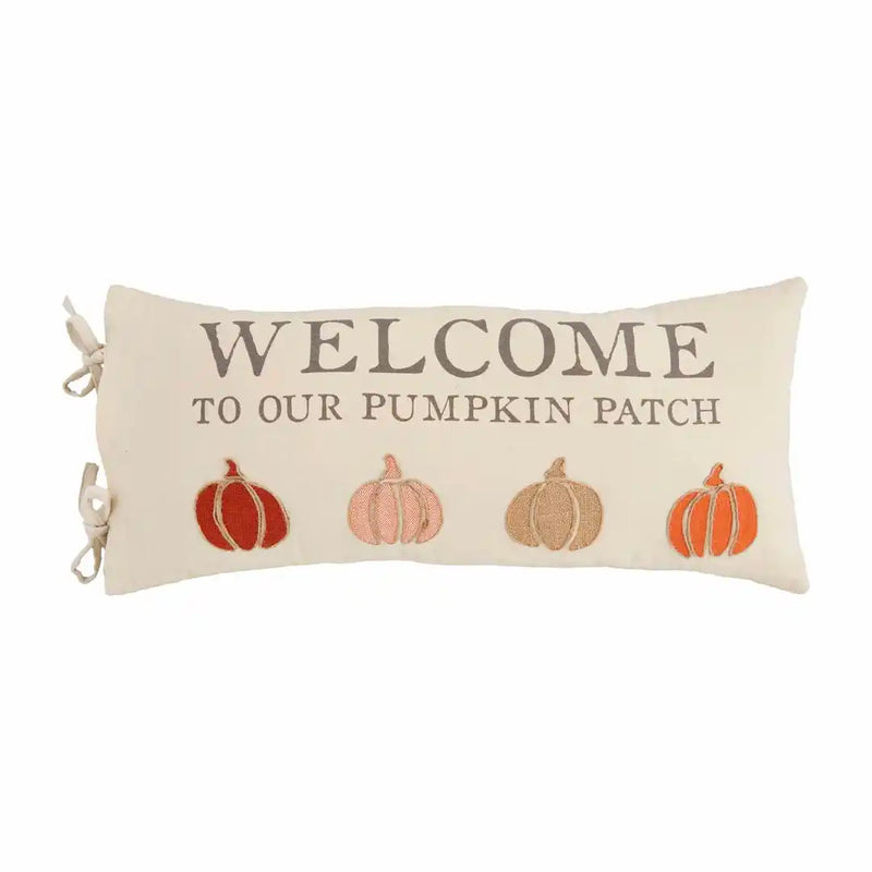 Welcome To Our Pumpkin Patch Pillow