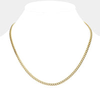 14K Gold Dipped Cuban Chain Necklace