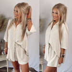 Must Have Linen Set- Taupe