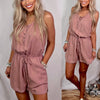 Tourist Visa Tencel Romper- Dusty Rose