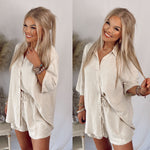 Must Have Linen Set- Taupe