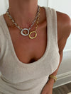 Gilded In Gold 16-18" Water Resistant Gold Necklace