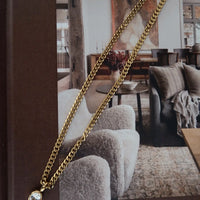 Audrey Chain + Charm Water Resistant Necklace