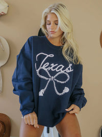 Texas Bow Sweatshirt