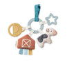 Itzy Ritzy Bitzy Busy Ring™ Teething Activity Toy: Farm