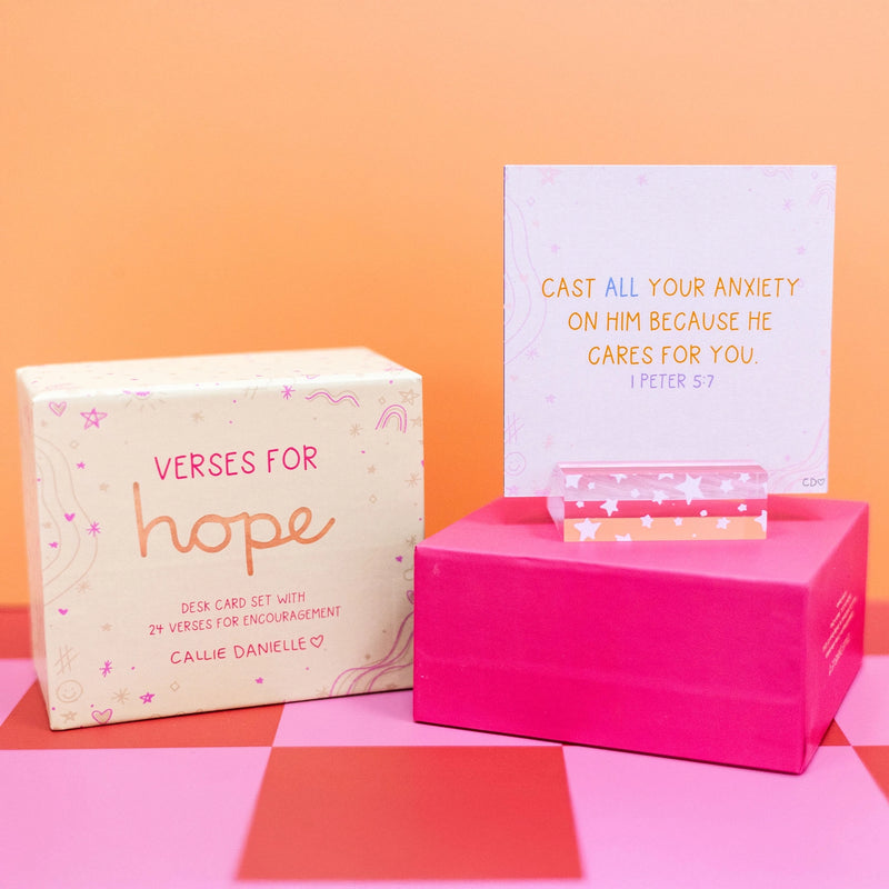 Verses for Hope - Desk Card Set