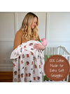 Life Is Better in Boots Western Baby Swaddle Blanket