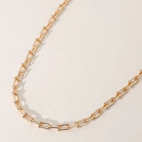 18K Gold Dipped 16" Chain Link Necklace