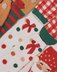Assorted Christmas Festive Fuzzy Socks