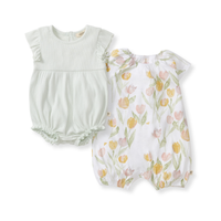 Tulip Field 2 Pack Bubble Romper Set