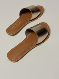 Cabana Slide Sandal - Gold