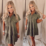 Cabin Cozy Corduroy Dress