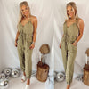 Striking Stone Wash Jumpsuit