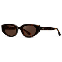 WMP ASTRA Sunglasses | Brown Tortoise + Dark Brown Lens