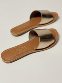 Cabana Slide Sandal - Gold