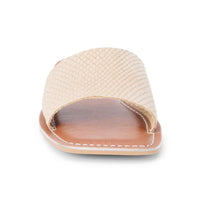 Bali Taupe Snake Suede Slides