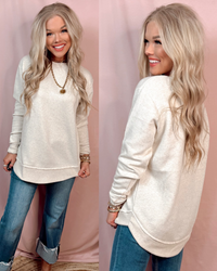 Signature Essential Comfort Tunic Pullover - Natural