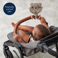 Itzy Breeze 3-Speed Stroller Fan: Taupe