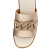 Alora Gold Wedge Slides