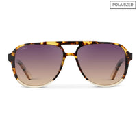 WMP INDIE Polarized Sunglasses | Tortoise Clear + Gradient Sunset Lens