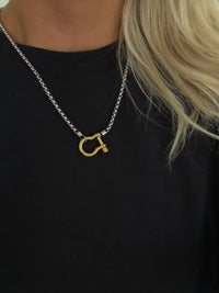 Le Luxe Locket 18" Water Resistant Necklace - Gold on Gold