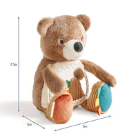 Itzy Bitzy Mirror Sensory Bear With Attachment