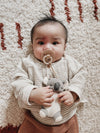 Itzy Ritzy Bitzy Pal Natural Rubber Pacifier & Plush: Cow