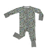 Pebble Camo Long Sleeve - Convertible Zip Pajamas