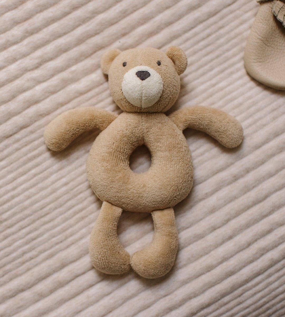 Bear Plush Baby Rattle: Bear