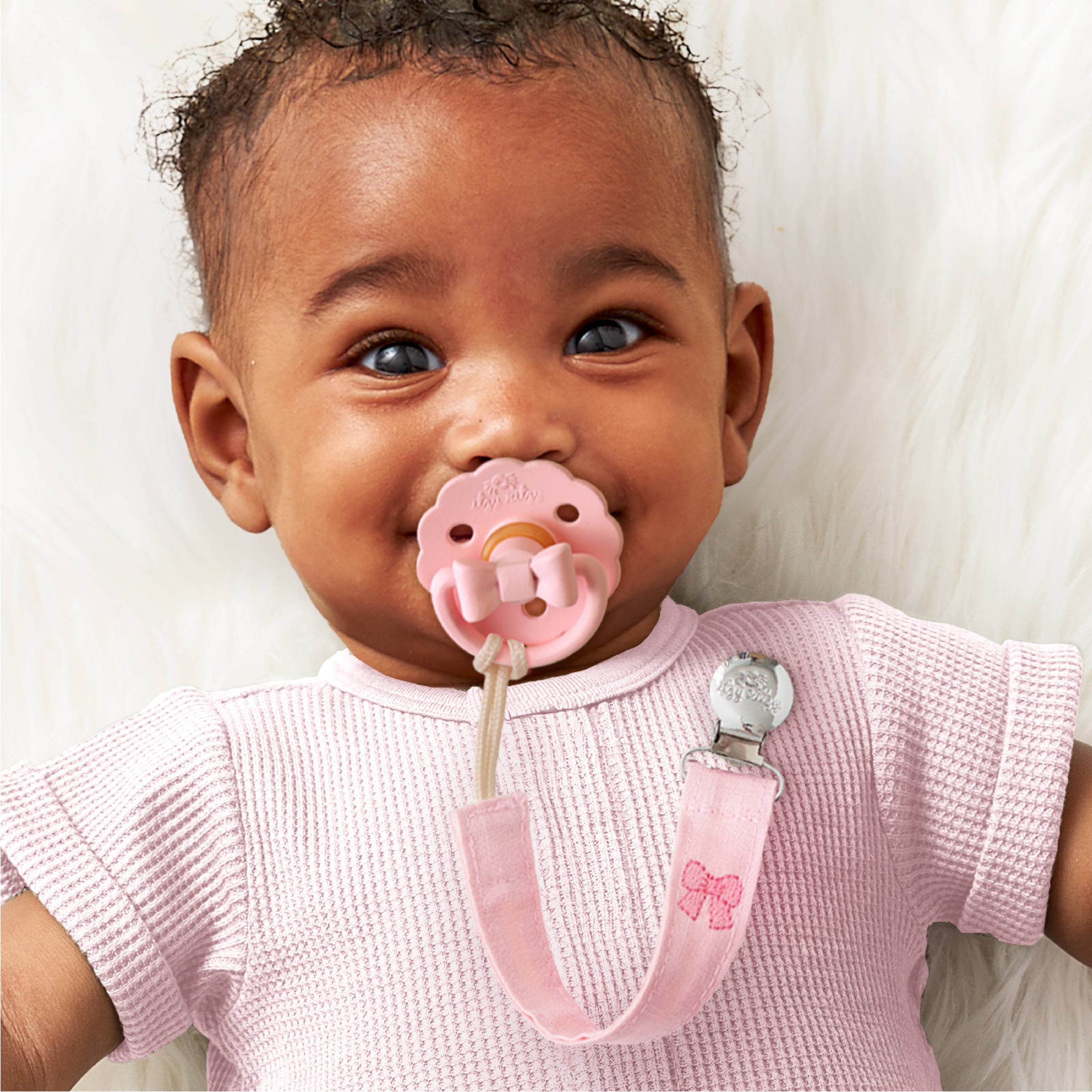 Itzy Ritzy Bow Pacifier Clip Set