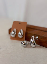 Rhinestone Teardrop Earrings