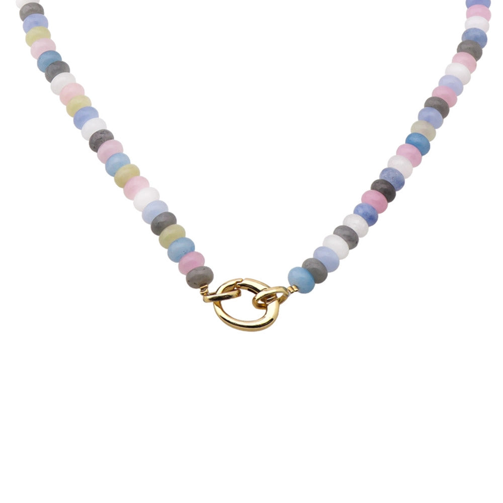 Pastel Confetti Stone Necklace
