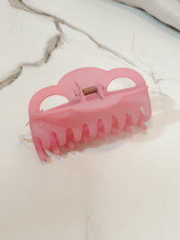 Head In The Clouds Assorted Scalloped Matte Claw Clips (4")