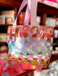 Small All Day Tote Bag - Carnival Checkers