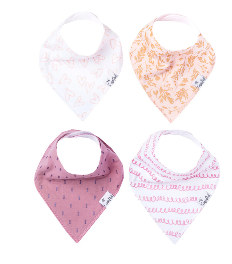 CP Assorted Set of 4 Bandana Bibs - Lola