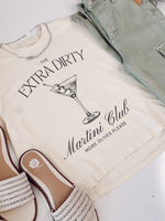 Dirty Martini Club - Semi Cropped Graphic Tee