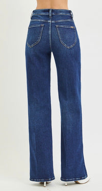 High Horse High Rise Creased Wide Leg Trouser Jeans
