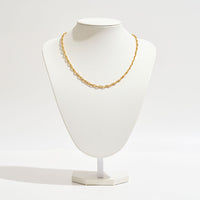 14K Gold Dipped Mariner Chain Necklace