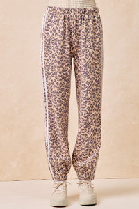 Side Lines Leopard Jogger Pants