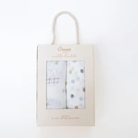Charlie Farmhouse Cotton Muslin Set of 2 Swaddle Blankets