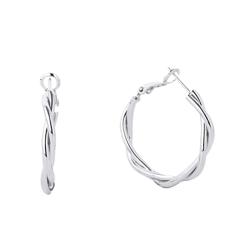 14K Gold Dipped Everyday Essential Twisted Hoops