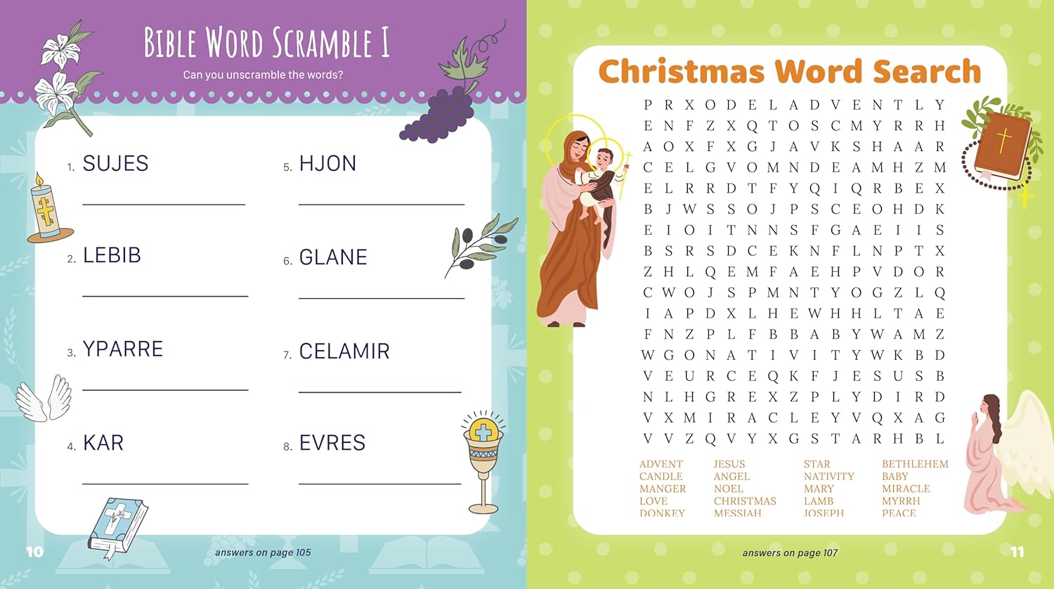 The Bible Sticker, Color & Activity Book