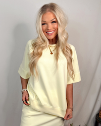 Buttercream Bliss Essential Luxe Basic Top - Lemonilla