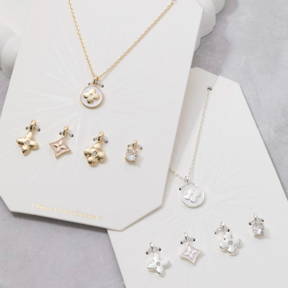 Assorted Interchangeable Charm Pendant Necklace