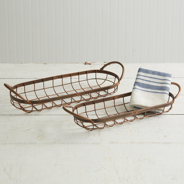 Copper Finish Bread Baskets