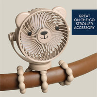 Itzy Breeze 3-Speed Stroller Fan: Taupe