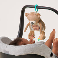 Itzy Bitzy Mirror Sensory Bear With Attachment