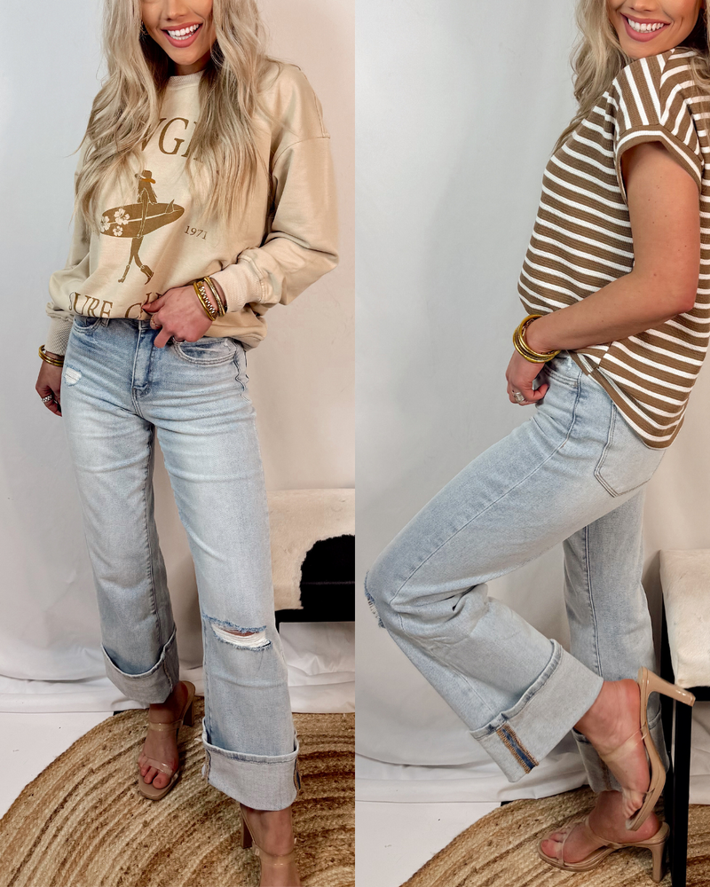 Classic Vintage High Rise Wide Leg Jeans