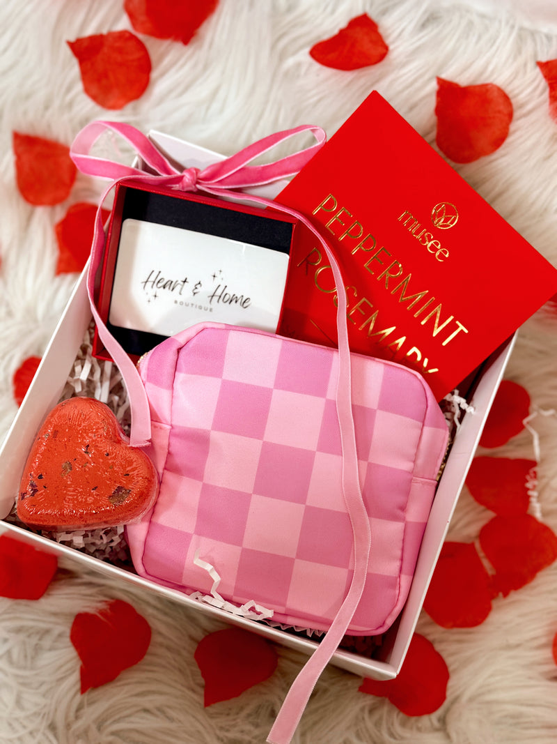 Valentines Pre-Packaged Gift Set --  Check Yes to Be Mine