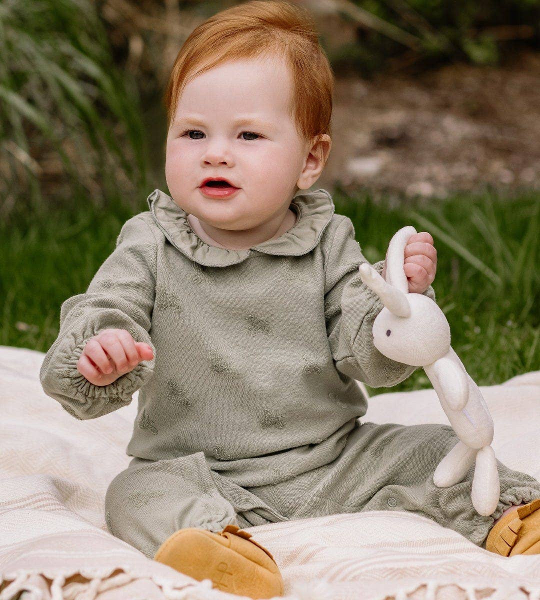 Bunny Plush Baby Rattle: Bunny